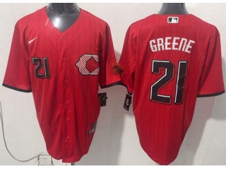 Cincinnati Reds #21 Hunter Greene 2026 City Connect Jersey Red