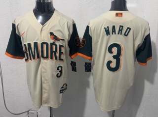 Baltimore Orioles #3 Taylor Ward 2026 City Connect Jersey Cream
