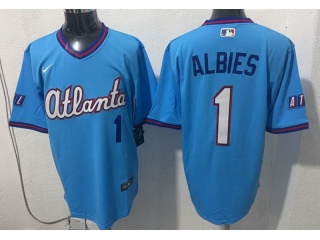 Atlanta Braves #1 Ozzie Albies 2026 City Connect Jersey Light Blue