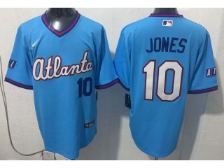 Atlanta Braves #10 Chipper Jones 2026 City Connect Jersey Light Blue