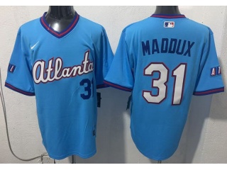 Atlanta Braves #31 Greg Maddux 2026 City Connect Jersey Light Blue