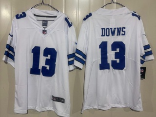 Dallas Cowboys #13 Caleb Downs Vapor Limited Jersey White