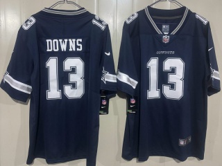 Dallas Cowboys #13 Caleb Downs Vapor Limited Jersey Navy