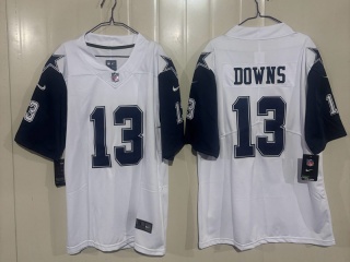 Dallas Cowboys #13 Caleb Downs Color Rush Limited Jersey White