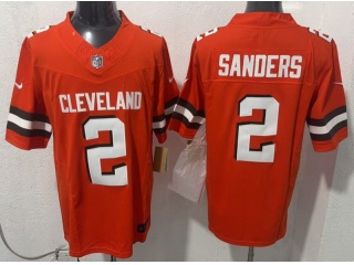 Cleveland Browns #2 Shedeur Sanders Limited Jersey Orange