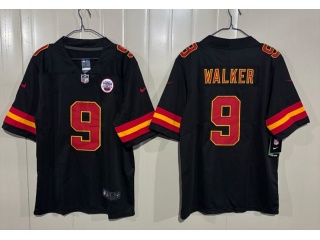 Kansas City Chiefs #9 Kenneth Walker Vapor Limited Jersey Black