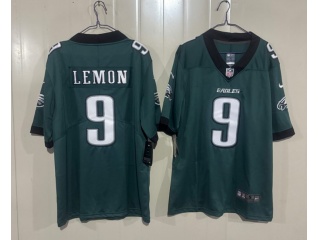 Philadelphia Eagles #9 Makai Lemon Vapor Limited Jersey Green
