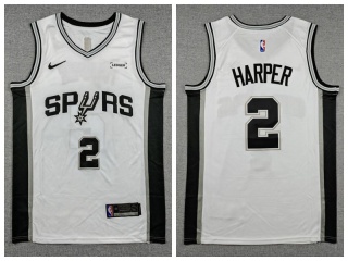 San Antonio Spurs #2 Dylan Harper Jersey White