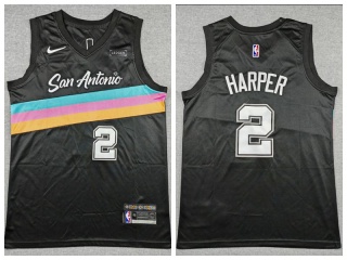 San Antonio Spurs #2 Dylan Harper 2025-26 City Edition Jersey Black