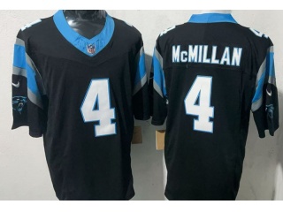 Carolina Panthers #4 Tetairoa McMillan Limited Jersey Black