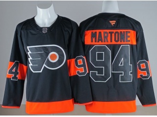 Fanatics Philadelphia Flyers #94 Porter Martone Jersey Black
