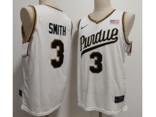Purdue Boilermakers #3 Braden Smith Jersey White