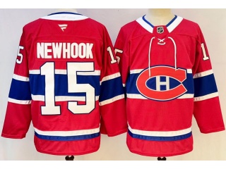 Fanatics Montreal Canadiens #15 Alex Newhook Jersey Red