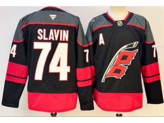 Fanatics Carolina Hurricanes #74 Jaccob Slavin Jersey Black