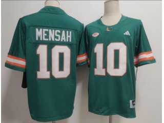 Miami Hurricanes #10 Darian Mensah F.U.S.E Limited Jersey Green