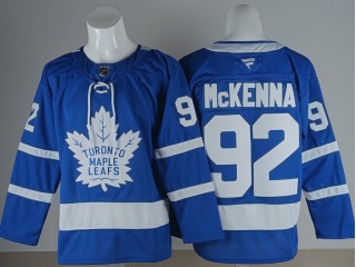 Fanatics Toronto Maple Leafs #92 Gavin McKenna Jersey Blue
