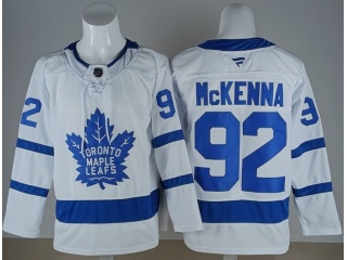 Fanatics Toronto Maple Leafs #92 Gavin McKenna Jersey White