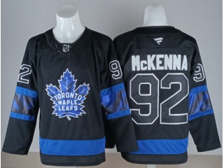 Fanatics Toronto Maple Leafs #92 Gavin McKenna Jersey Black 3rd