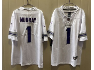 Minnesota Vikings #1 Kyler Murray F.U.S.E Limited Jersey White