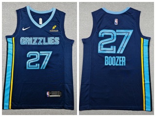 Memphis Grizzlies #27 Cameron Boozer Jersey Navy