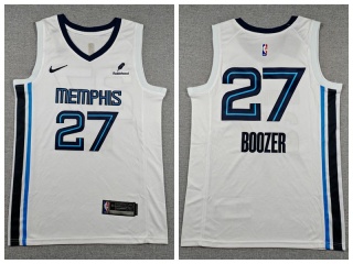 Memphis Grizzlies #27 Cameron Boozer Jersey White