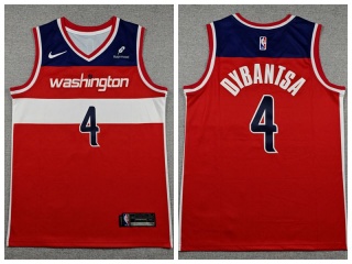 Washington Wizards #4 AJ Dybantsa Jersey Red