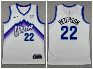 Utah Jazz #22 Darryn Peterson Jersey White