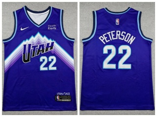 Utah Jazz #22 Darryn Peterson Jersey Purple