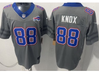 Buffalo Bills #88 Dawson Knox Nickel City Vapor Limited Jersey Gray