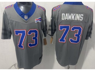 Buffalo Bills #73 Dion Dawkins Nickel City Vapor Limited Jersey Gray