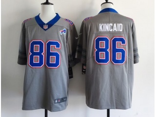Buffalo Bills #86 Dalton Kincaid Nickel City Vapor Limited Jersey Gray