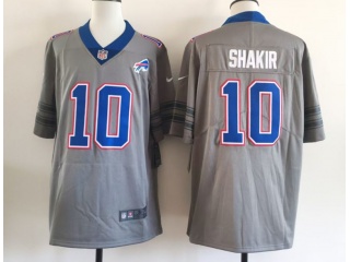 Buffalo Bills #10 Khalil Shakir Nickel City Vapor Limited Jersey Gray