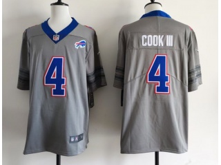 Buffalo Bills #4 James Cook Nickel City Vapor Limited Jersey Gray