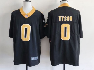 New Orleans Saints #0 Jordyn Tyson Vapor Limited Jersey Black
