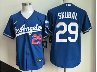 Los Angeles Dodgers #29 Tarik Skubal 2026 Alternate Stadium Jersey Blue