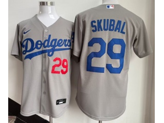 Los Angeles Dodgers #29 Tarik Skubal Players Limited Jersey Gray