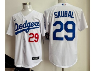 Los Angeles Dodgers #29 Tarik Skubal Players Limited Jersey White