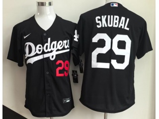 Los Angeles Dodgers #29 Tarik Skubal Players Limited Jersey Black