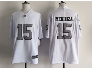 Las Vegas Raiders #15 Fernando Mendoza Color Rush Limited Jersey White