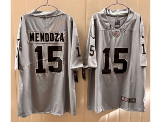 Las Vegas Raiders #15 Fernando Mendoza Vapor Limited Jersey Gray