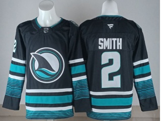 Fanatics San Jose Sharks #2 Will Smith Jersey Black