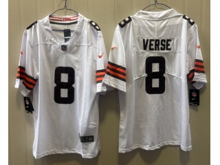 Cleveland Browns #8 Jared Verse Limited Jersey White