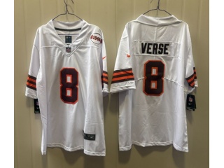 Cleveland Browns #8 Jared Verse 1946th Limited Jersey White
