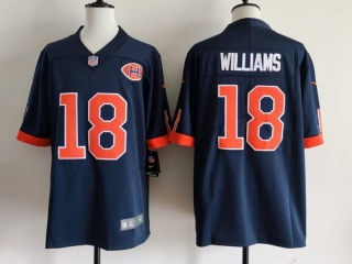 Chicago Bears #18 Caleb Williams 2026 Rivalry Limited Jersey Navy