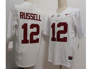 Alabama Crimson Tide #12 Keelon Russell F.U.S.E Limited Jersey White