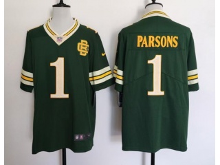 Green Bay Packers #1 Micah Parsons Rivalry Limited Jersey Green