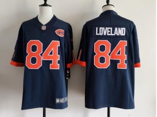 Chicago Bears #84 Colston Loveland Rivalry Limited Jersey Navy