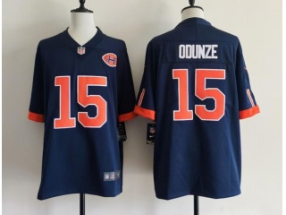 Chicago Bears #15 Rome Odunze Rivalry Limited Jersey Navy