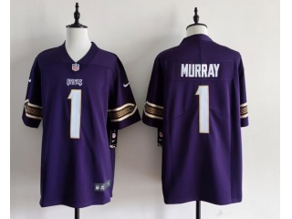 Minnesota Vikings #1 Kyler Murray Rivalry Limited Jersey Purple