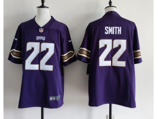 Minnesota Vikings #22 Harrison Smith Rivalry Limited Jersey Purple
